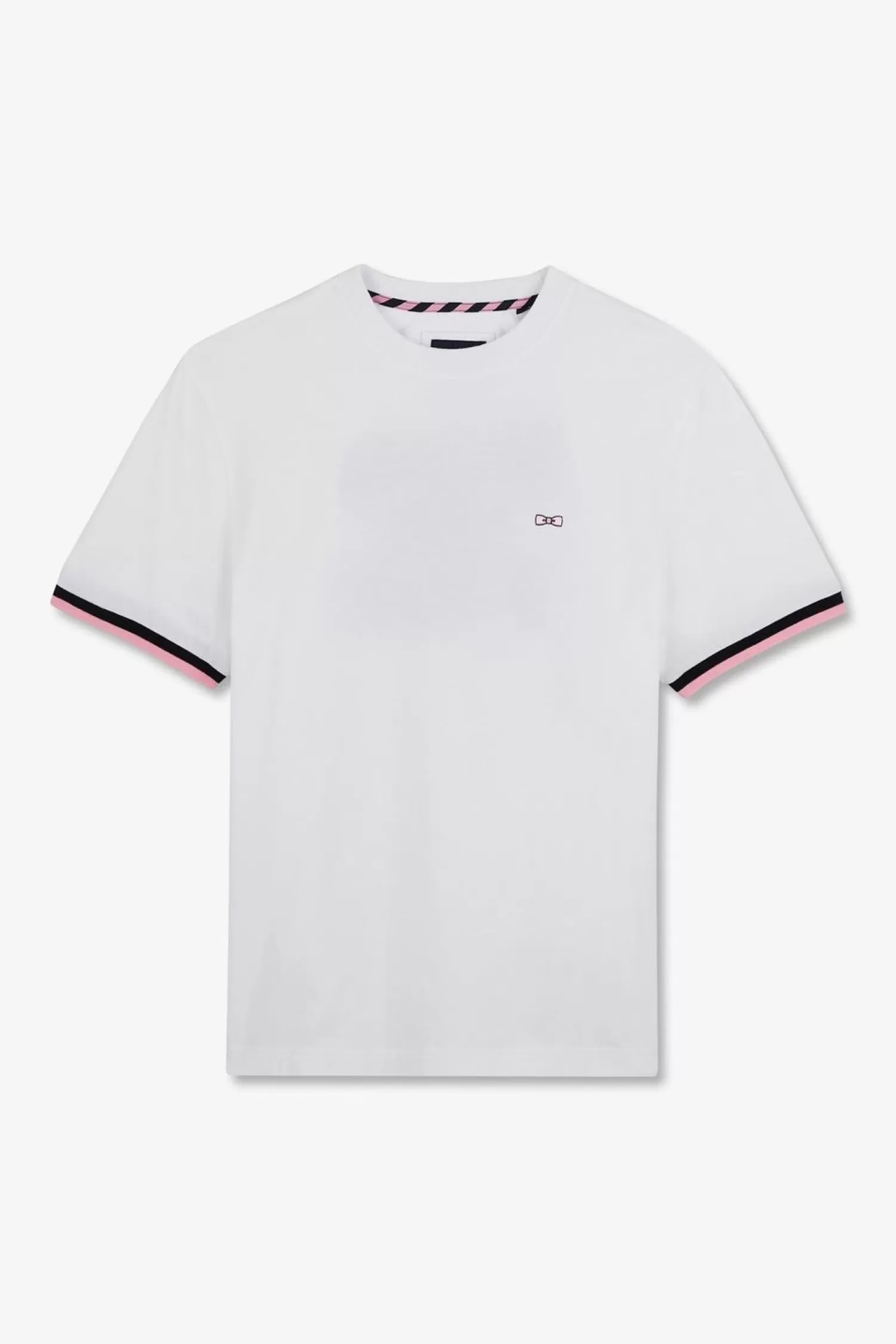 Eden Park T-Shirt Blanc Brode -Homme T-Shirts