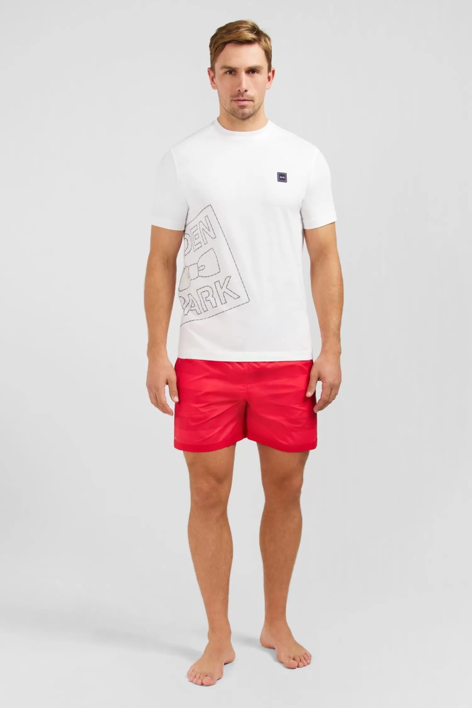 Eden Park T-Shirt Blanc Imprime -Homme T-Shirts