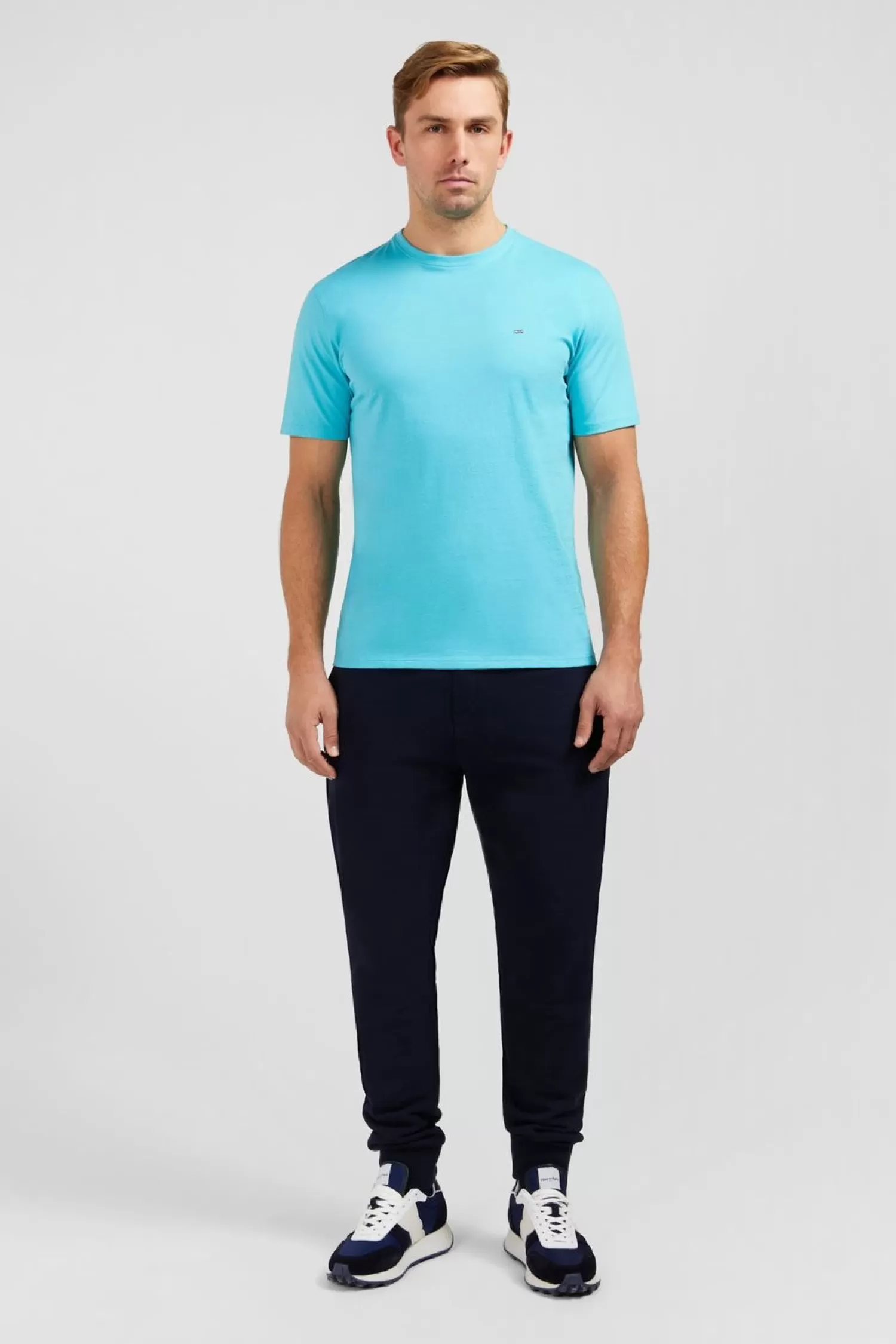 Eden Park T-Shirt Bleu A Manches Courtes-Homme T-Shirts