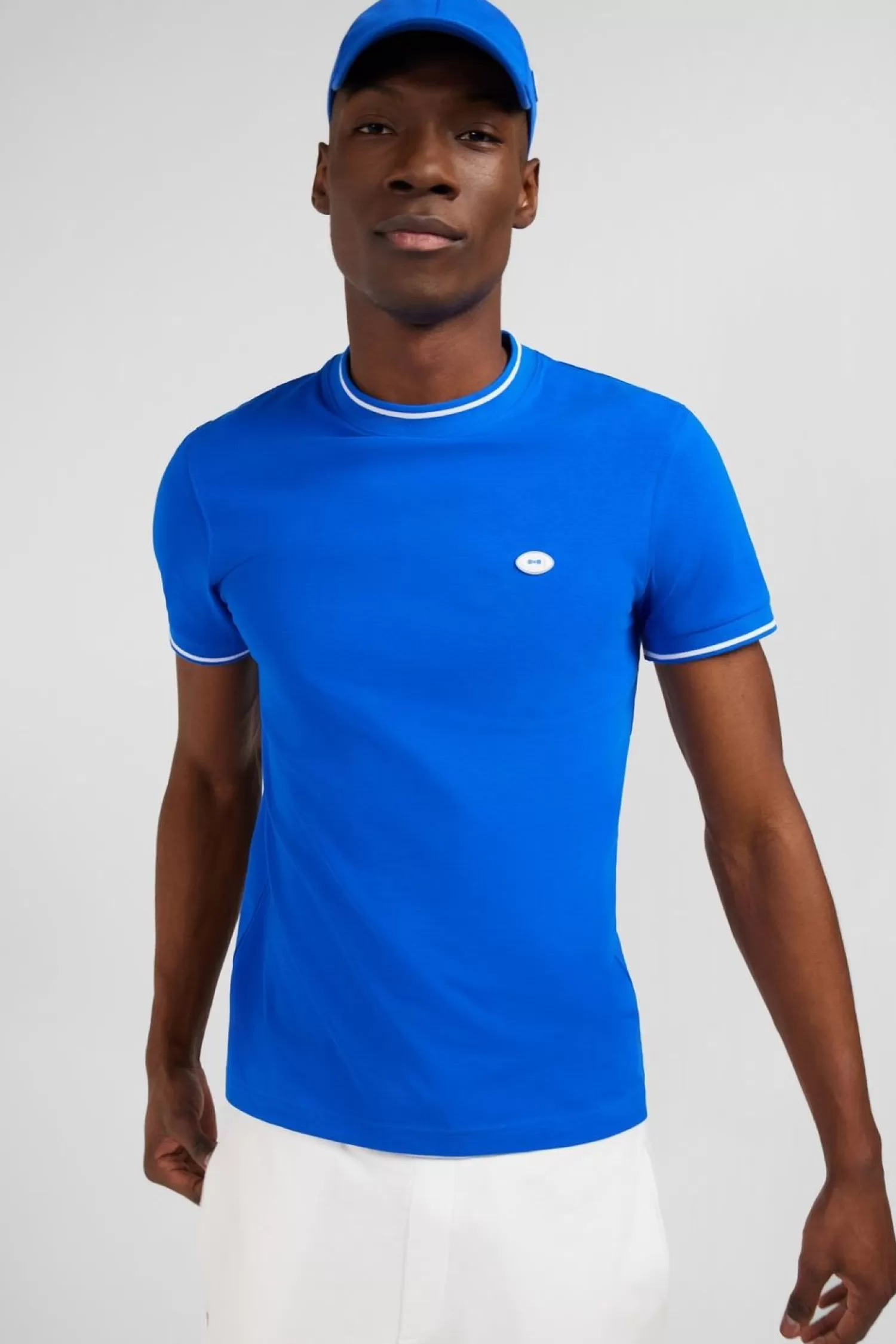 Eden Park T-Shirt Bleu A Manches Courtes-Homme T-Shirts