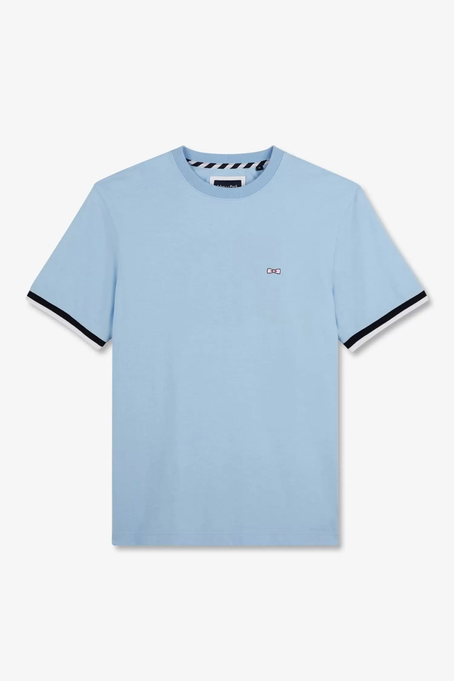 Eden Park T-Shirt Bleu Brode -Homme T-Shirts