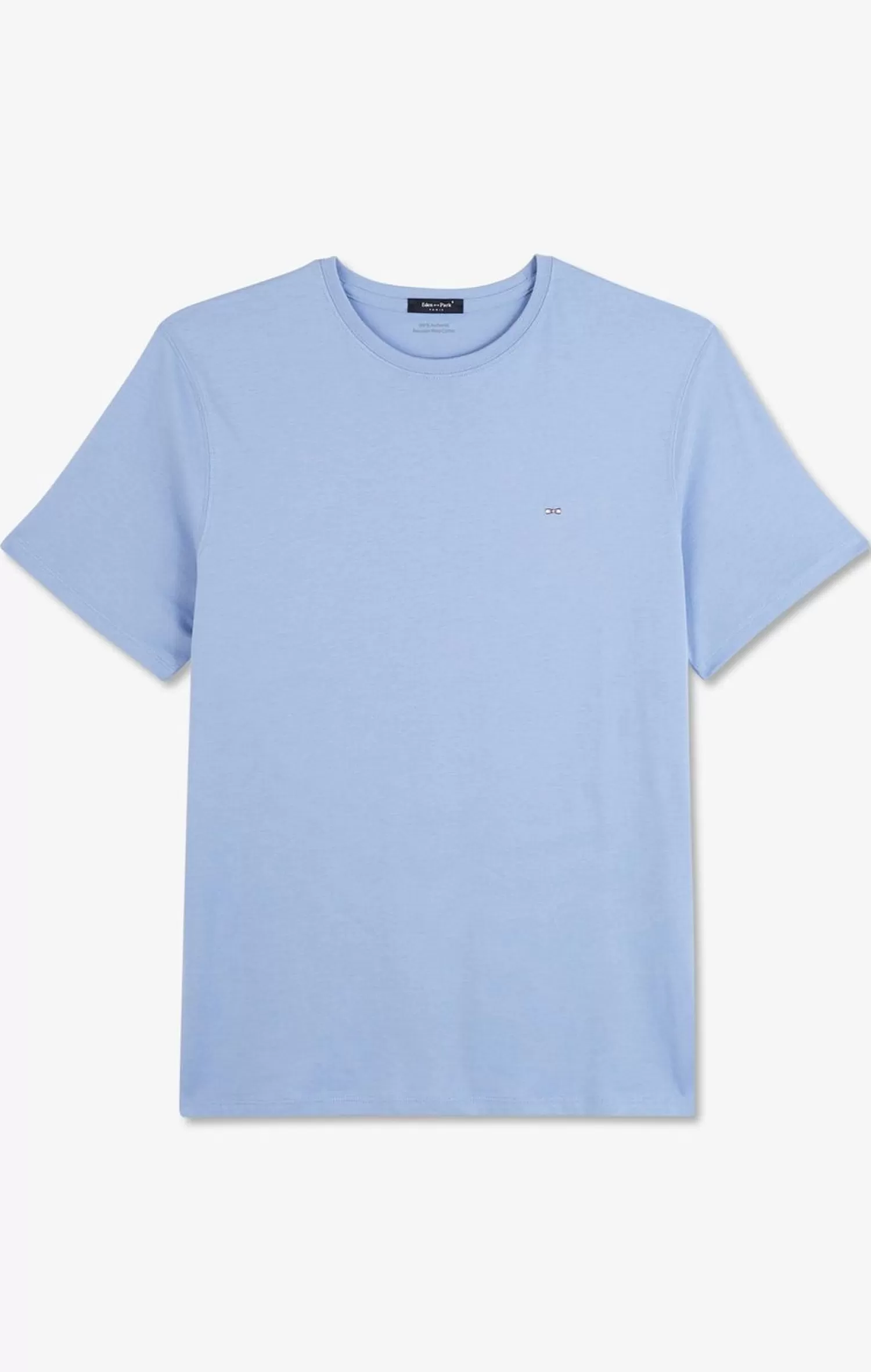 Eden Park T-Shirt Bleu Col Rond A Manches Courtes-Homme T-Shirts