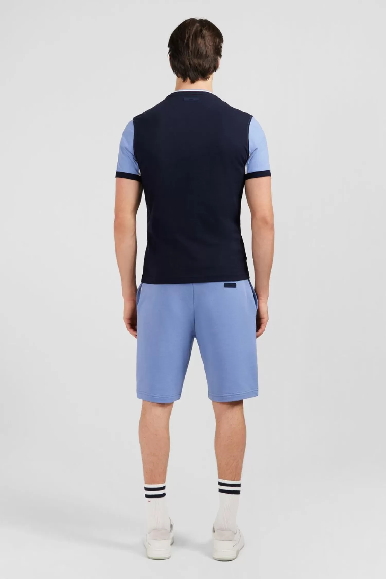Eden Park T-Shirt Bleu Colorblock A Manches Courtes-Homme T-Shirts