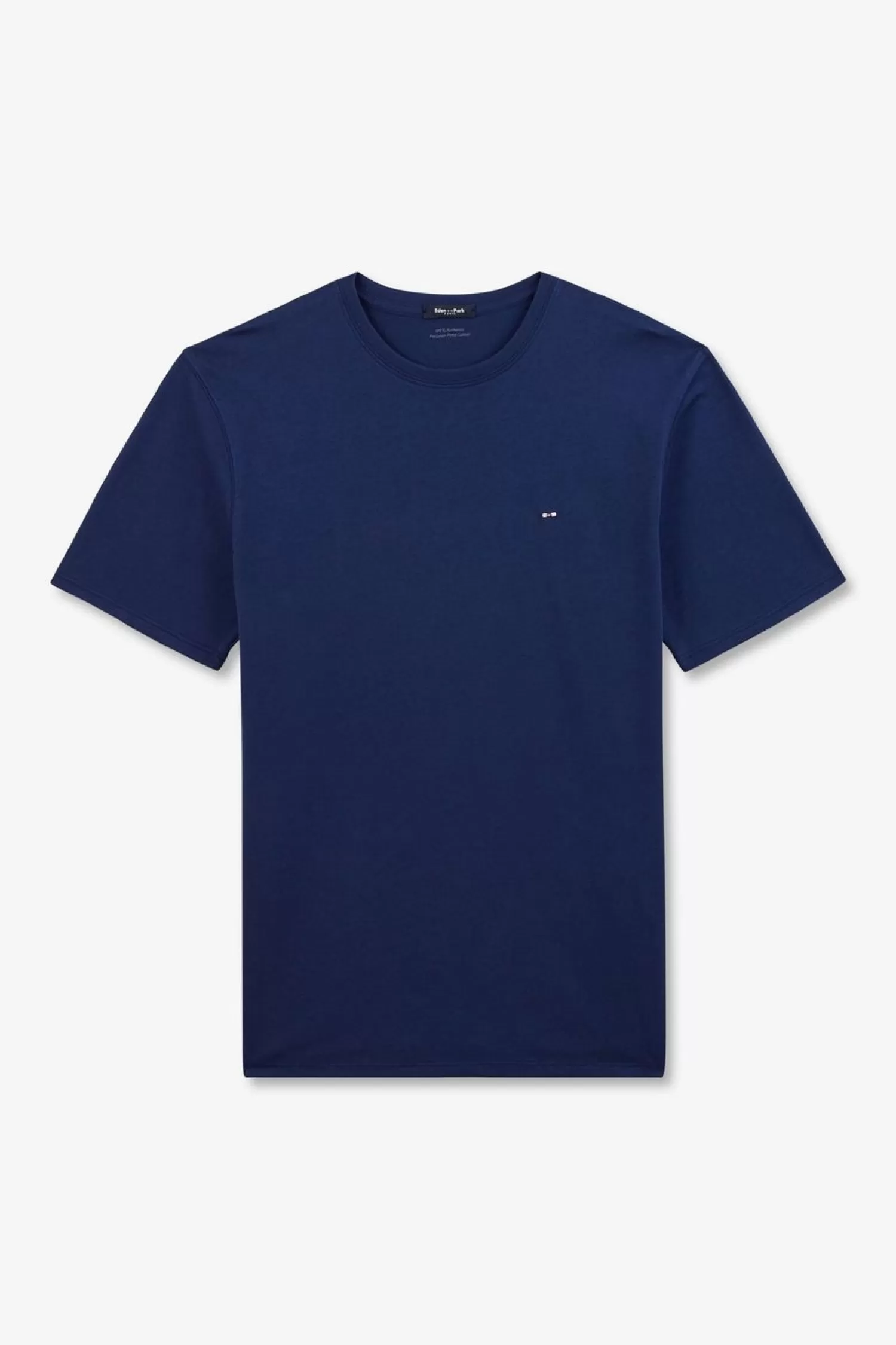 Eden Park T-Shirt Bleu Fonce A Manches Courtes-Homme T-Shirts