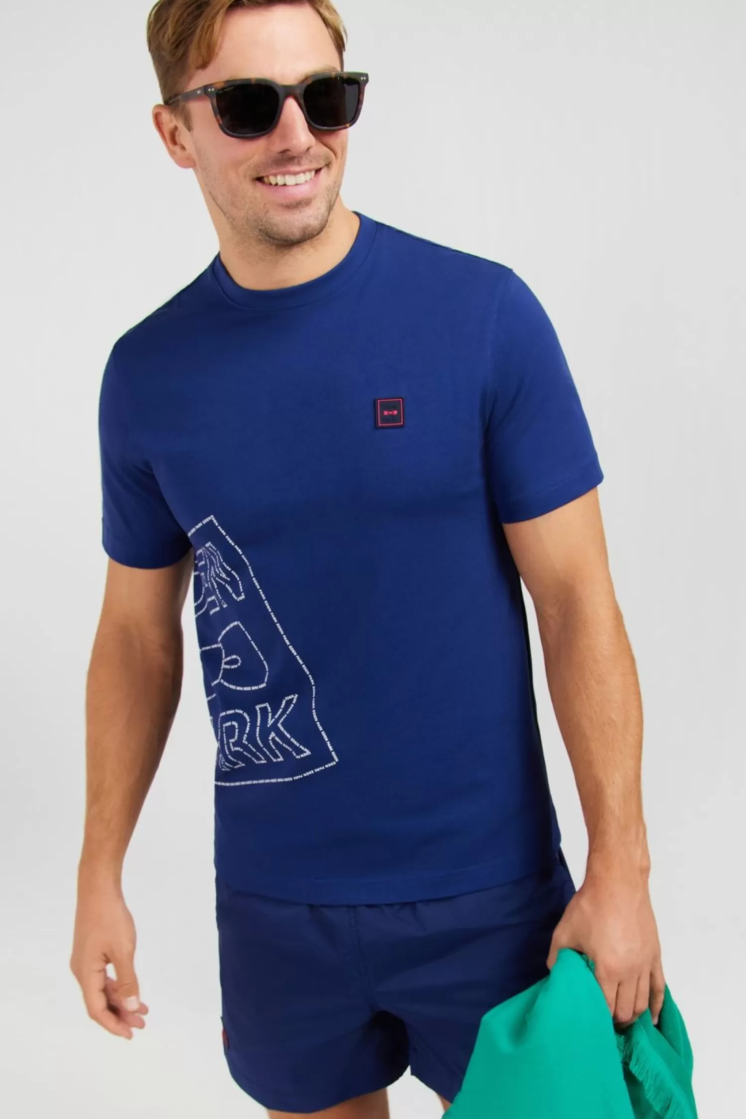 Eden Park T-Shirt Bleu Imprime -Homme T-Shirts