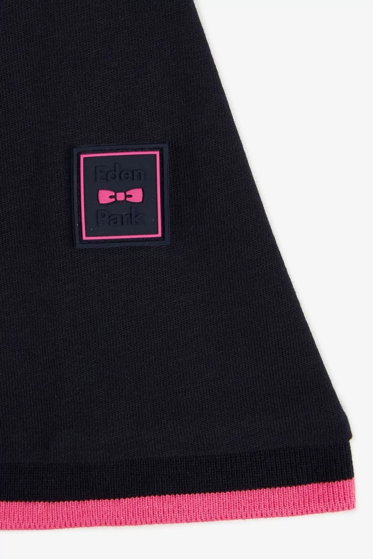 Eden Park T-Shirt Bleu Marine A Broderie Bicolore-Homme T-Shirts