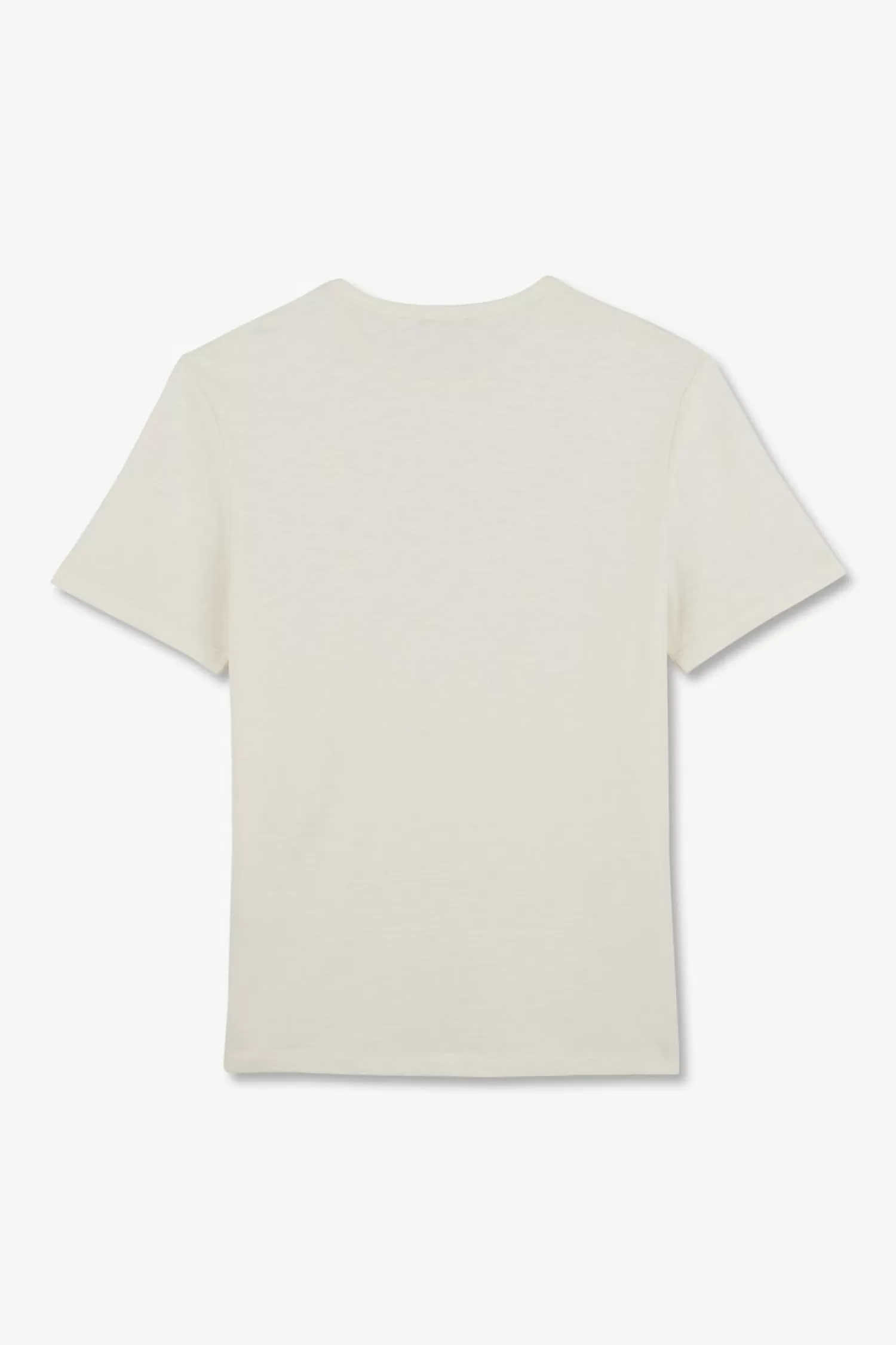 Eden Park T-Shirt Ecru En Coton Flamme-Homme T-Shirts