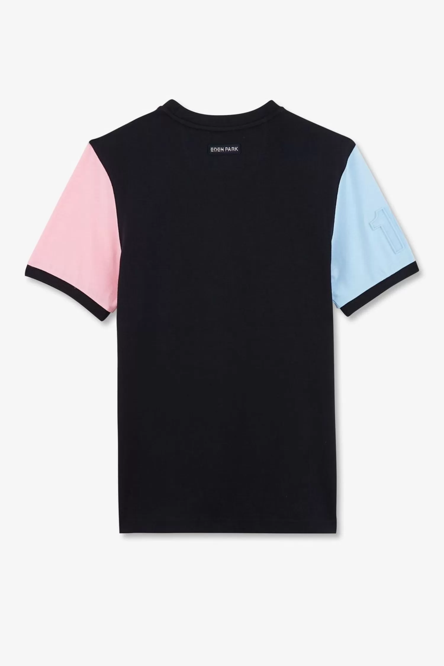 Eden Park T-Shirt Manches Courtes Bicolores Marine En Coton-Homme T-Shirts