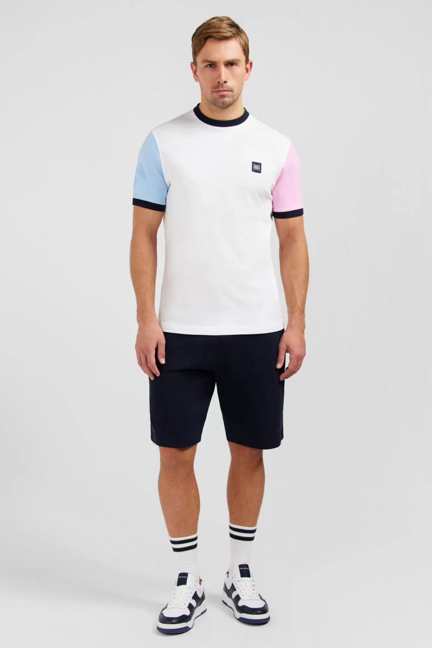 Eden Park T-Shirt Manches Courtes Colorblock-Homme T-Shirts