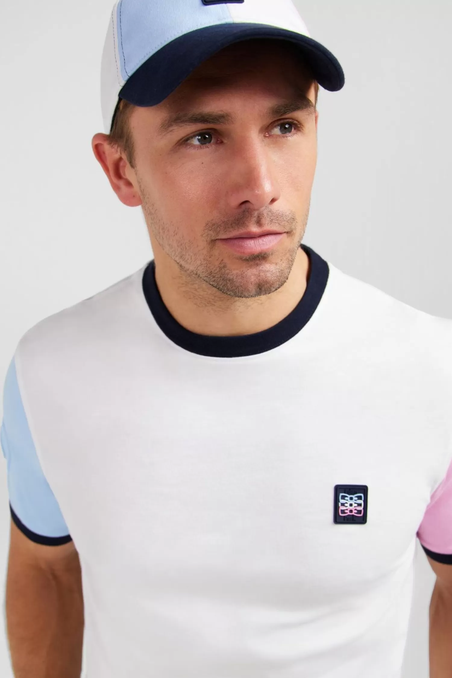 Eden Park T-Shirt Manches Courtes Colorblock-Homme T-Shirts