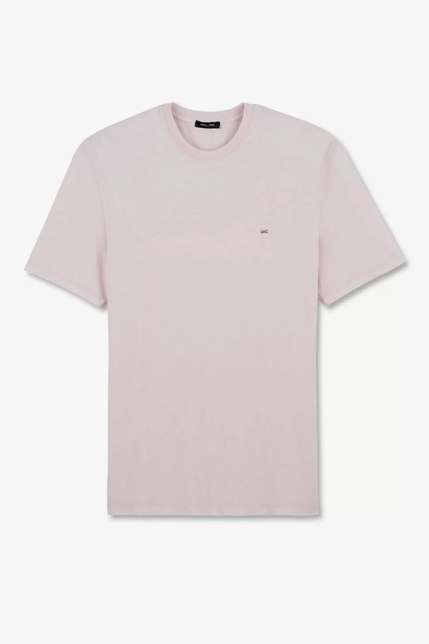 Eden Park T-Shirt Manches Courtes Rose Uni-Homme T-Shirts