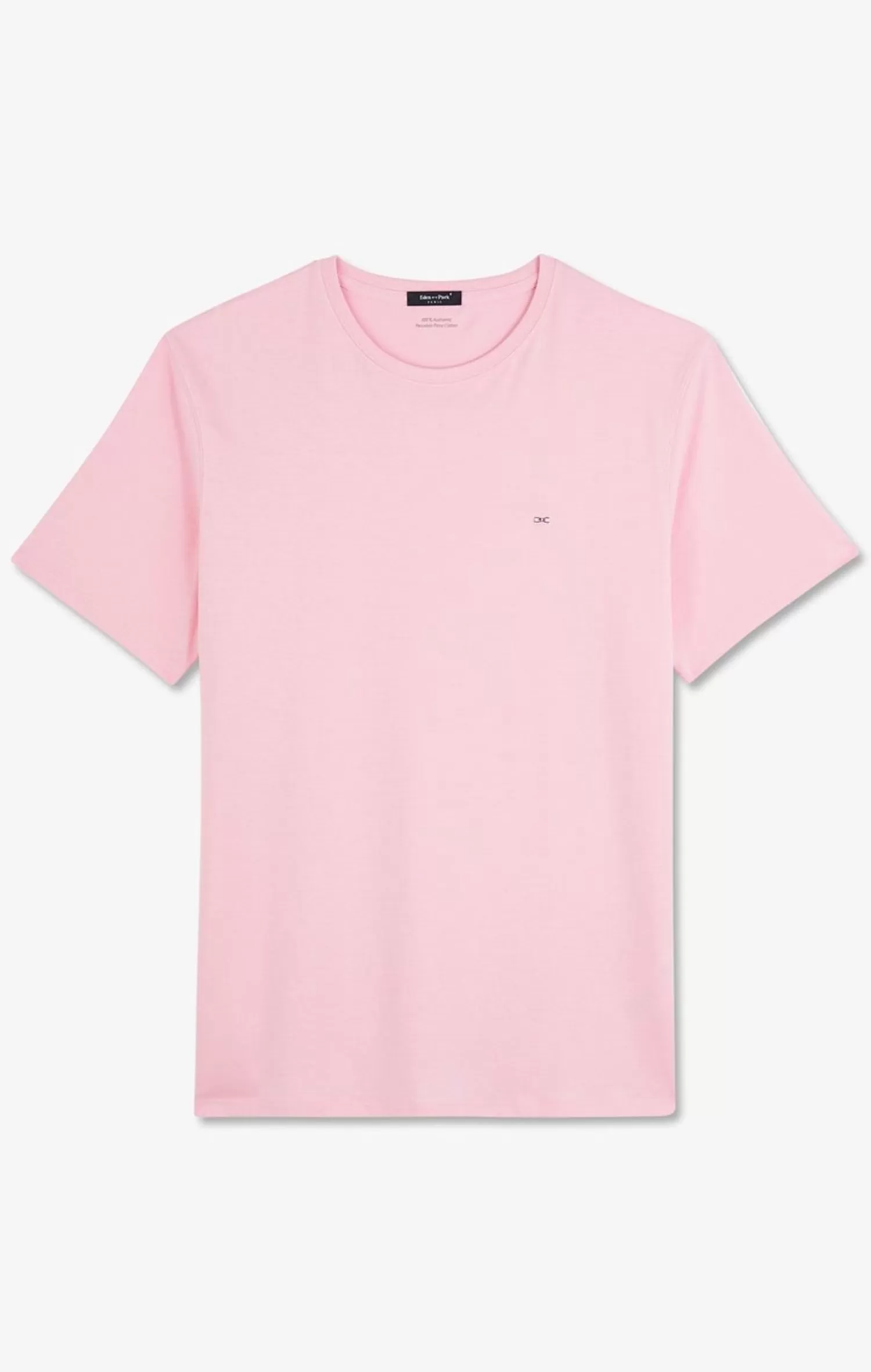 Eden Park T-Shirt Rose Col Rond A Manches Courtes-Homme T-Shirts