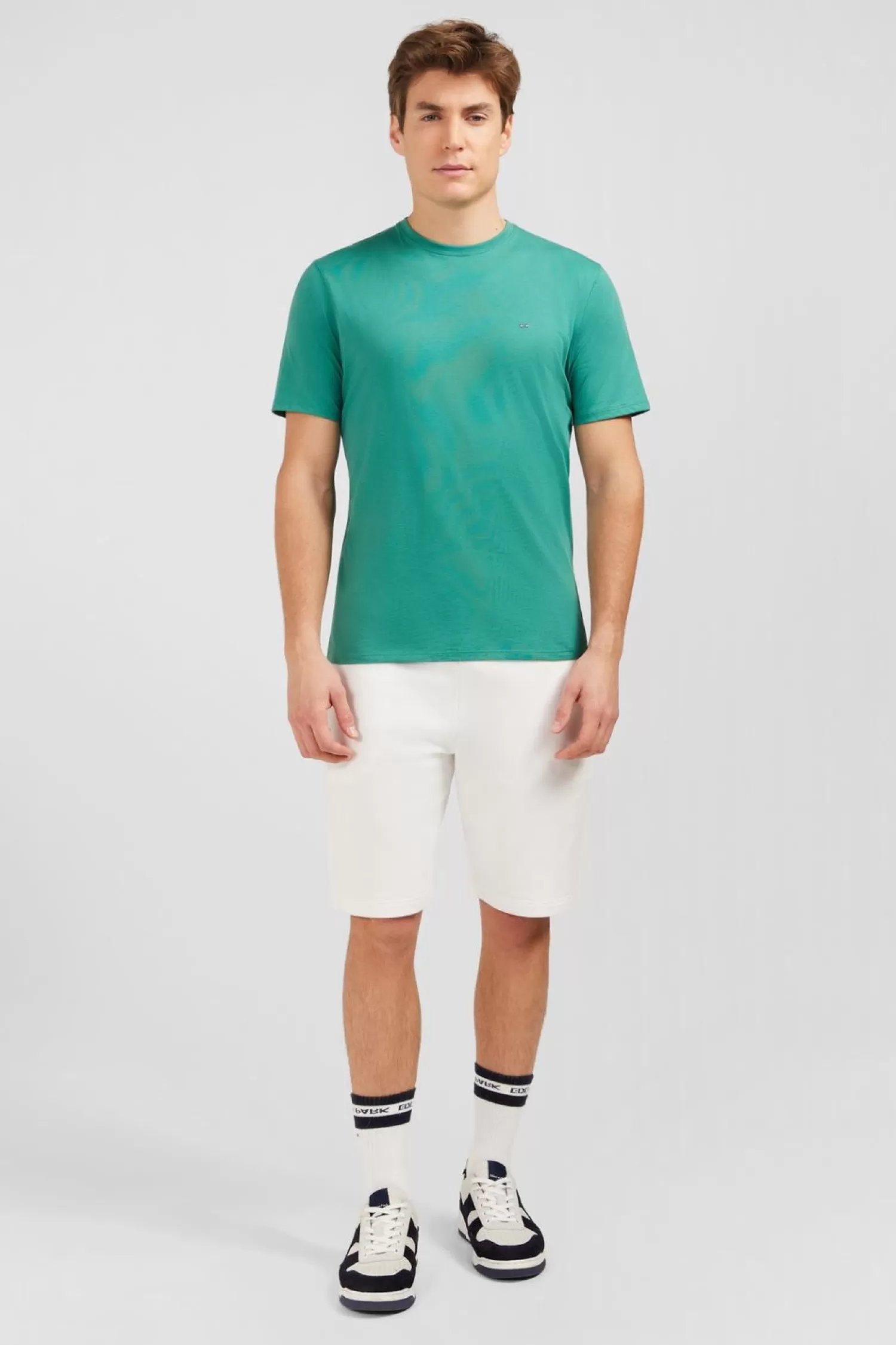 Eden Park T-Shirt Vert A Manches Courtes-Homme T-Shirts